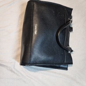 Calvin Klein Small Leather Tote